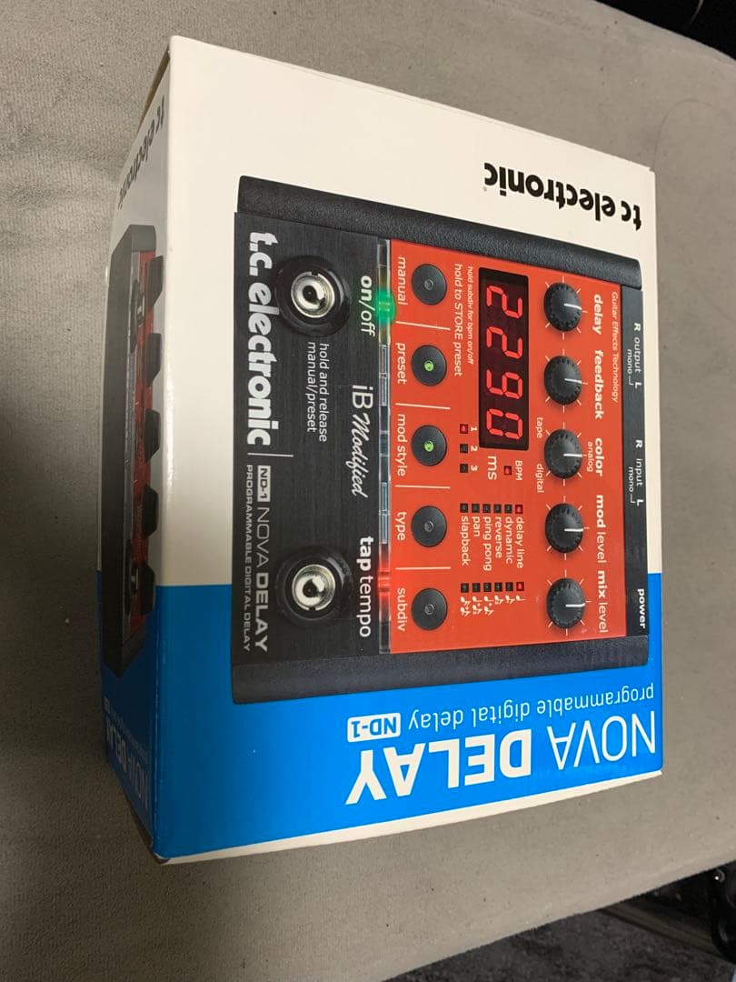 ギター tc electronic NOVA DELAY iB modified