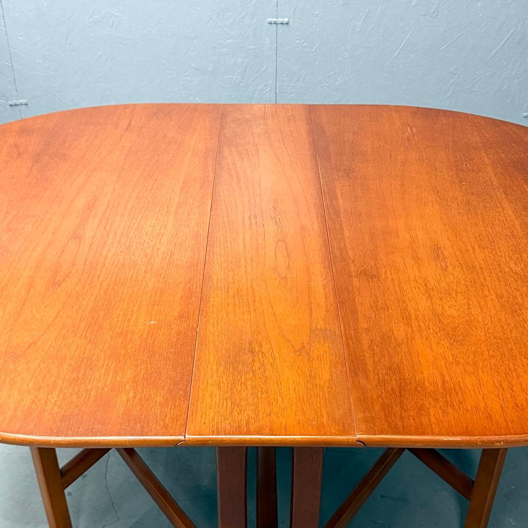 Jentique(ジェンティーク) ドロップリーフ オーバルテーブル (502)