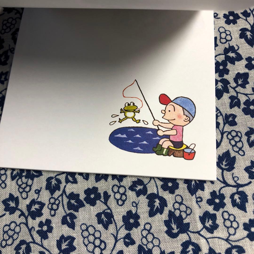 長谷川町子美術館　サザエさん　メモ　シール　一筆箋　ポストカード【未使用品】