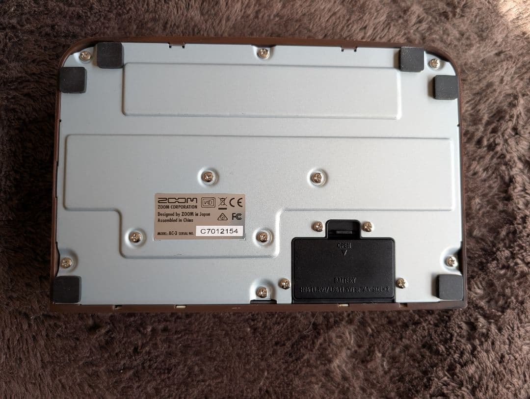 ZOOM AC-3 アコギ用プリアンプ