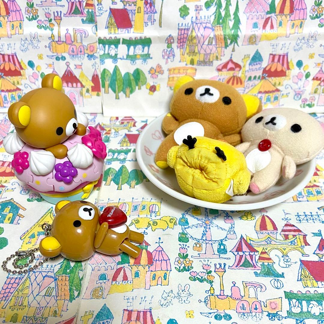 リラックマ まとめ売り マリンルックセーラーぬいぐるみXL ボンジュール食器他