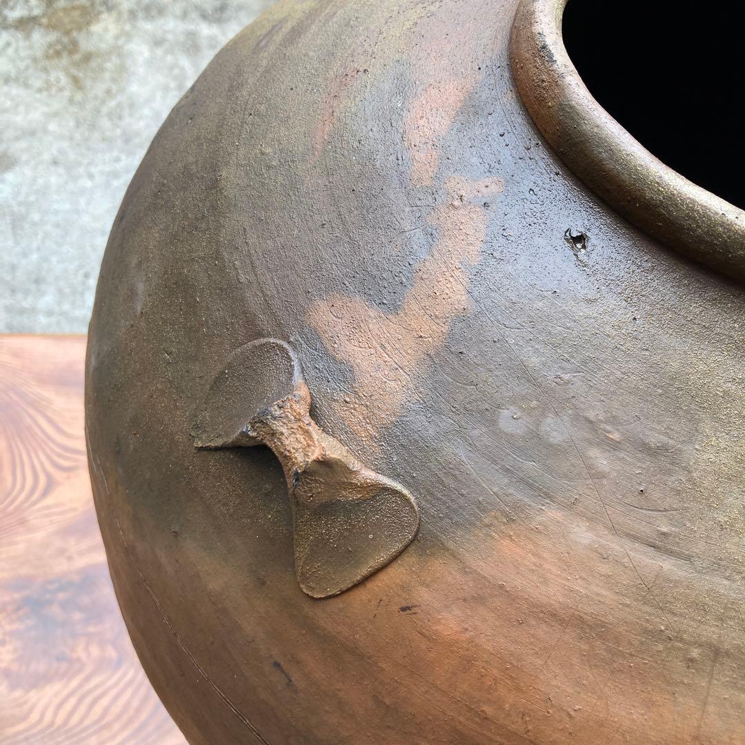 旧家蔵出し　かなり大きな壺　年代物