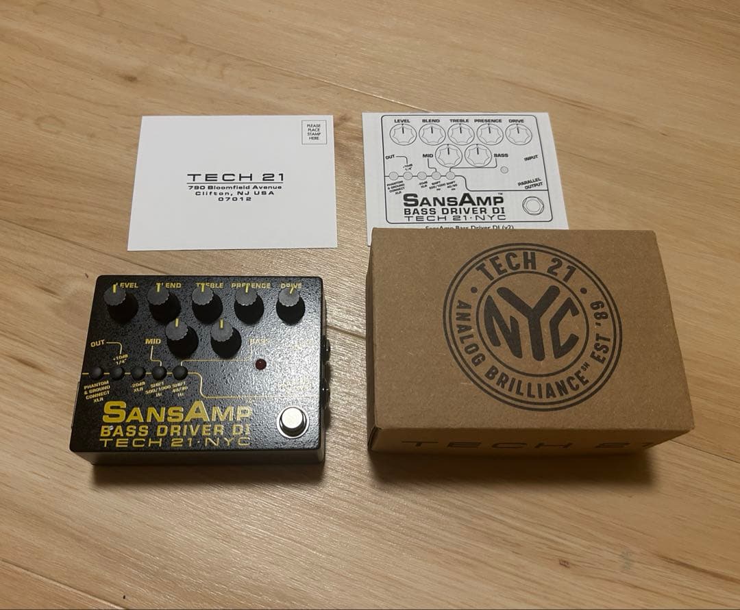 Tech21 SansAmp Bass D DI V2 サンズアンプ Tech 21 SansAmp Bass Driver DI V2 – United States