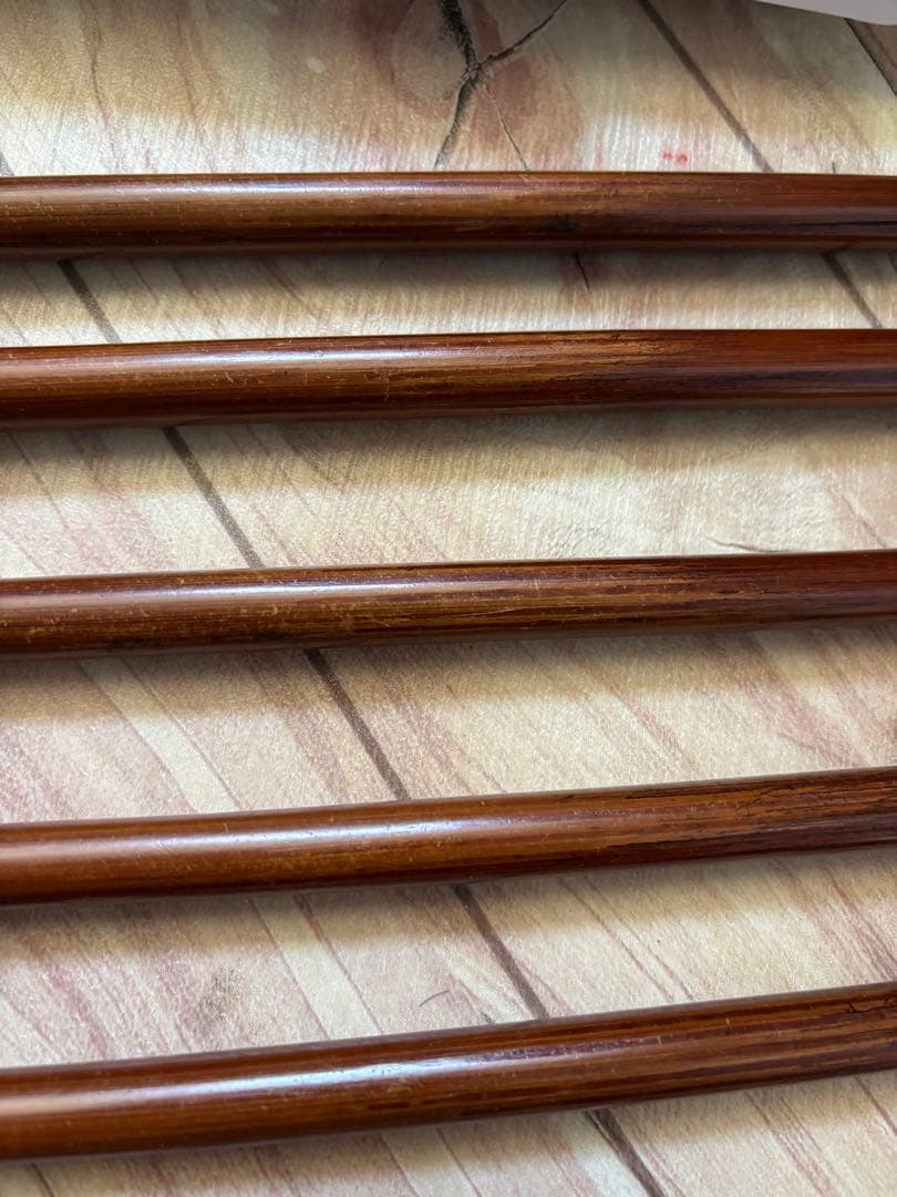 竹矢6本セット 黒グレー羽根