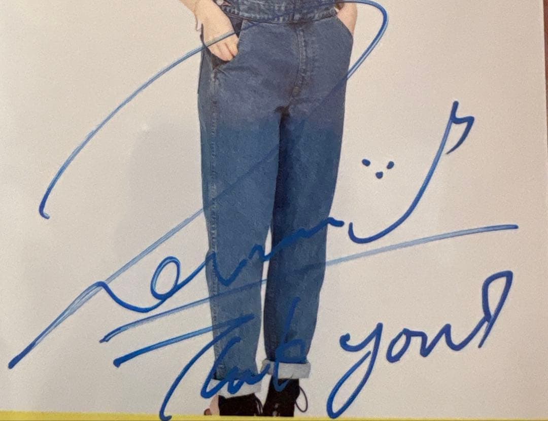 乃木坂46橋本奈々未サイン入り生写真サロペットオーバーオールSeptember