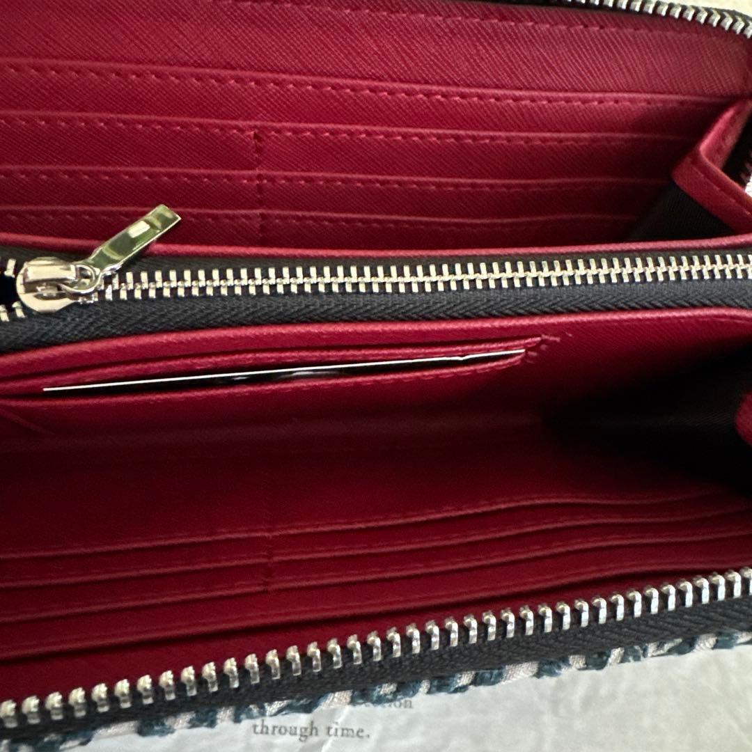 ミナペルホネン pomppia 長財布　ハンドメイド