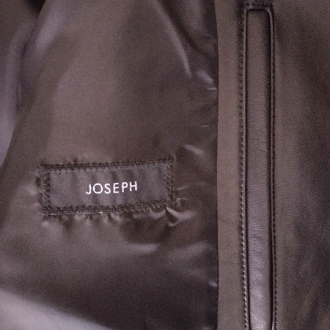 新品 ジョセフオム ライダース ジョゼフ レザージャケット ラムレザー