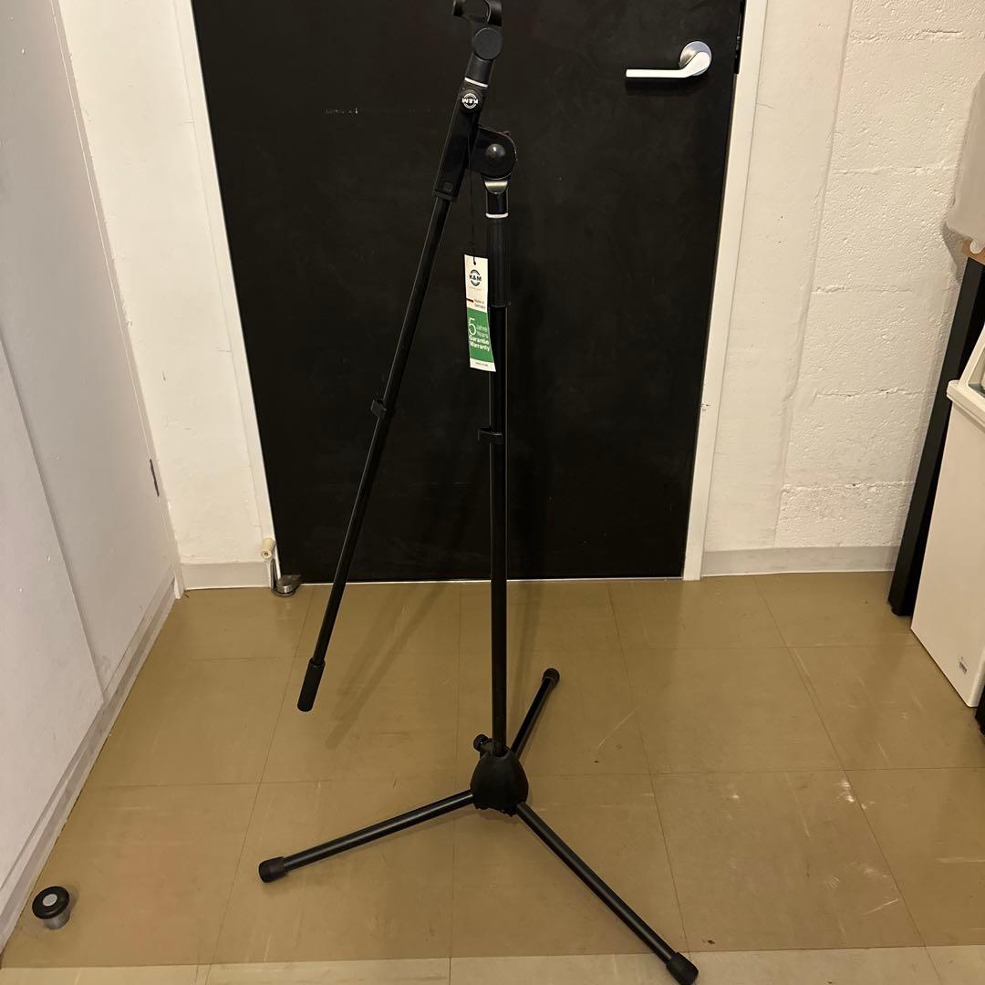 ほぼ未使用 K&M オーバーヘッドマイクスタンド 6月上旬までの出品