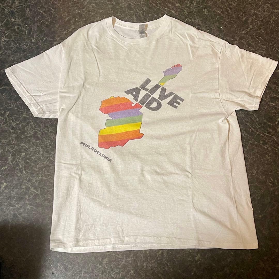 アメリカ 古着 ロンバケ キムタク LIVE AID Tシャツ XL USA - メルカリ
