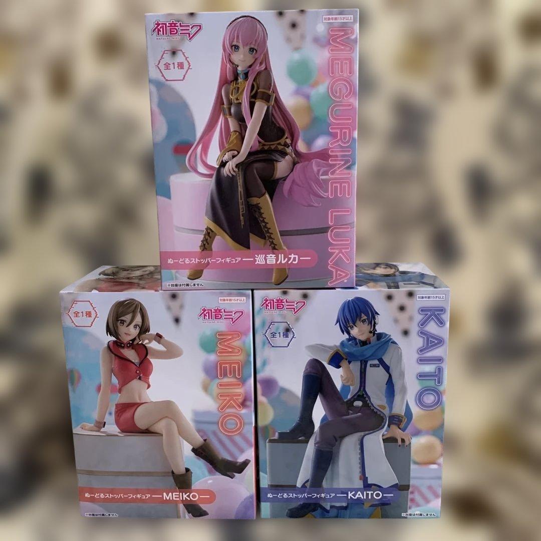 初音ミクぬーどるストッパーフィギュア 巡音ルカ・MEIKO&・KAITO