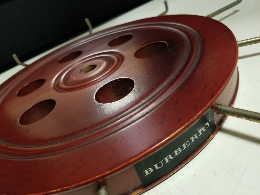 英国 バーバリー 非売品 店舗什器 ウッド アクセサリー ディスプレイ