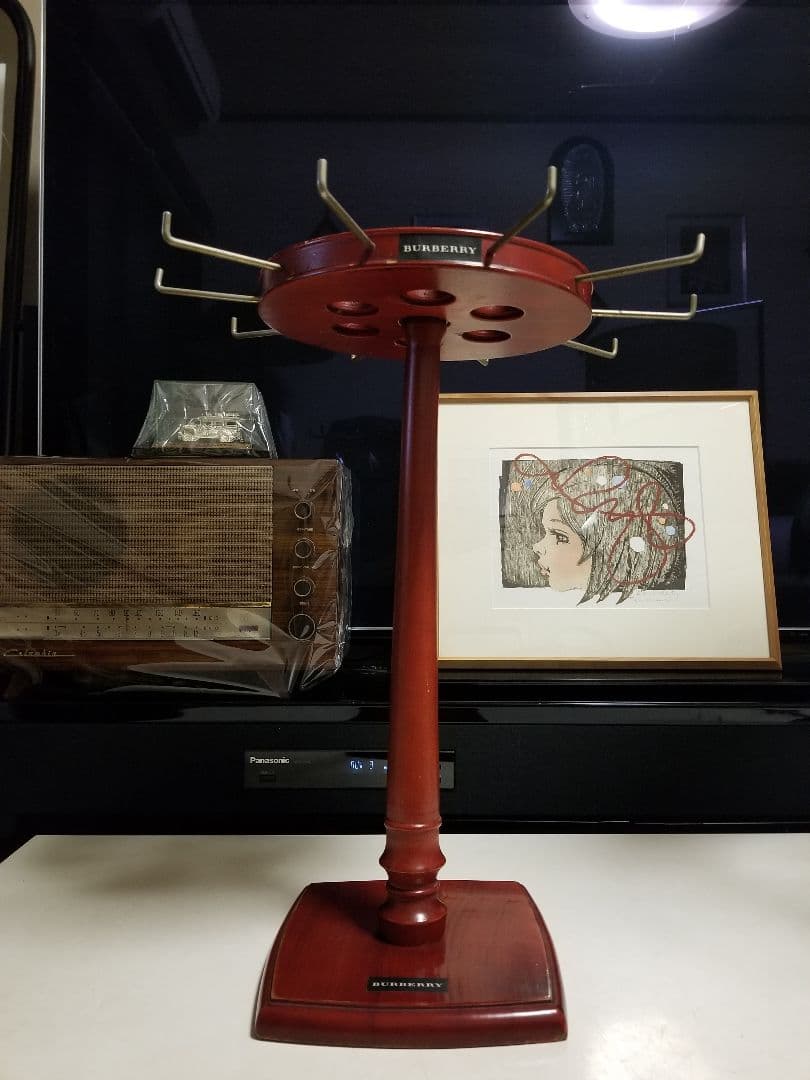 英国 バーバリー 非売品 店舗什器 ウッド アクセサリー ディスプレイ