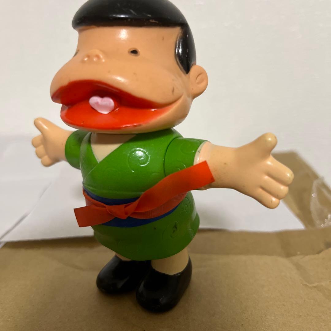⚠️レア　天才バカボン　パパ　ソフビ　丸越　当時物