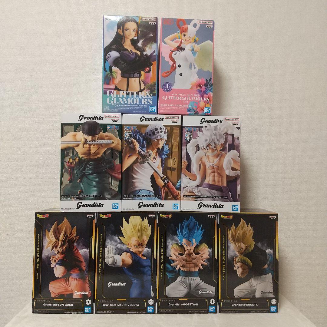ドラゴンボール ワンピース フィギュア 9体セット - メルカリ