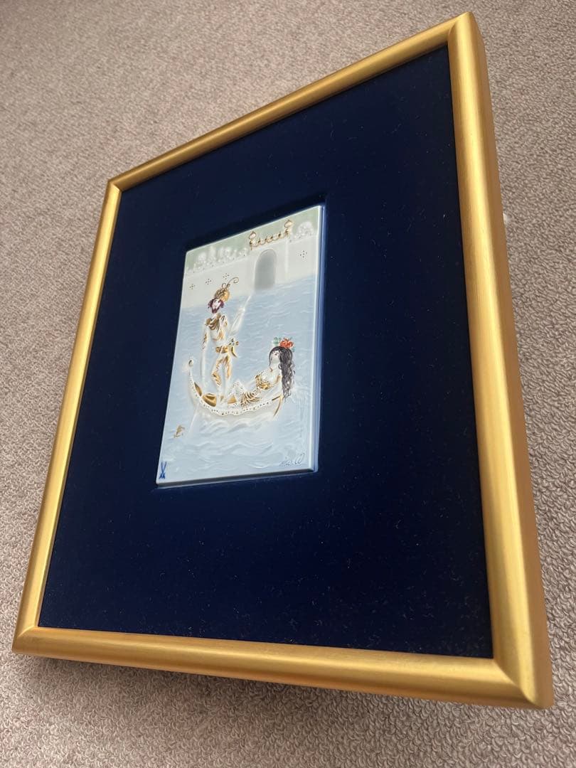 マイセン 陶板画 マイセン アラビアンナイト/千夜一夜物語 ゴンドラ