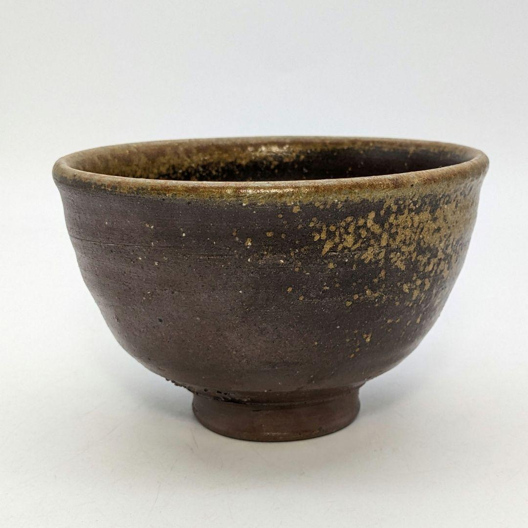 備前市無形文化財 浦上光弘 備前焼 茶盌 共箱共布栞 抹茶碗 抹茶茶碗 茶道具