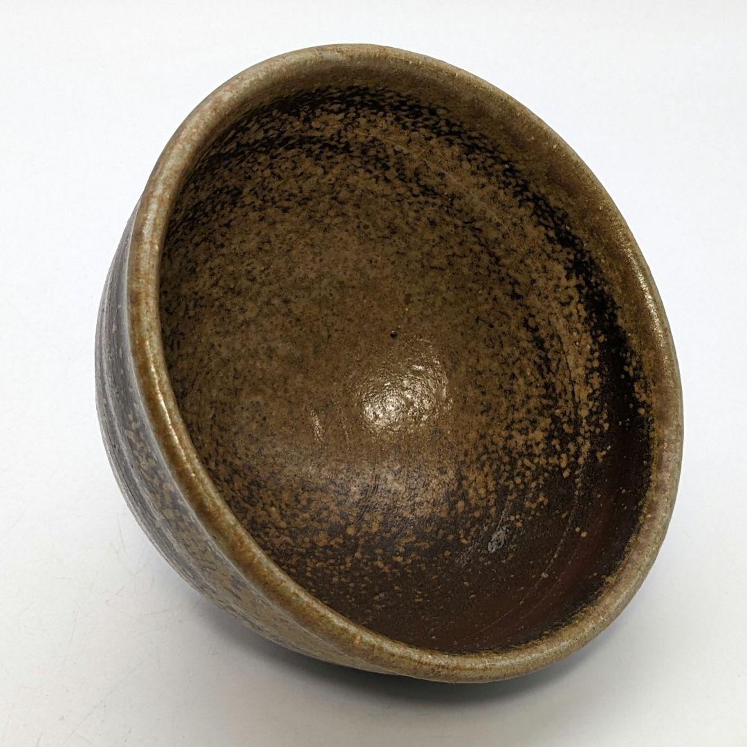 備前市無形文化財 浦上光弘 備前焼 茶盌 共箱共布栞 抹茶碗 抹茶茶碗 茶道具