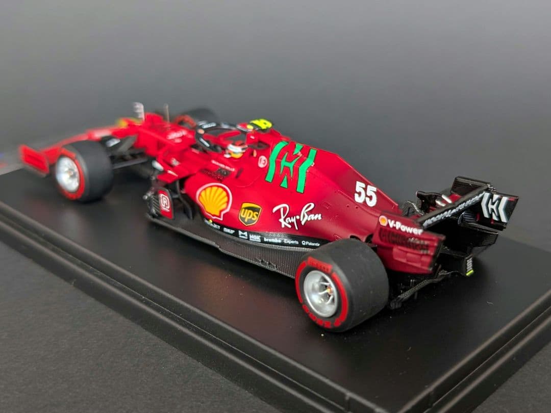 ルックスマート 1/43 フェラーリSF21 #55 サインツ MWデカール仕様