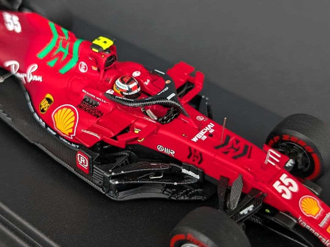 ルックスマート 1/43 フェラーリSF21 #55 サインツ MWデカール仕様