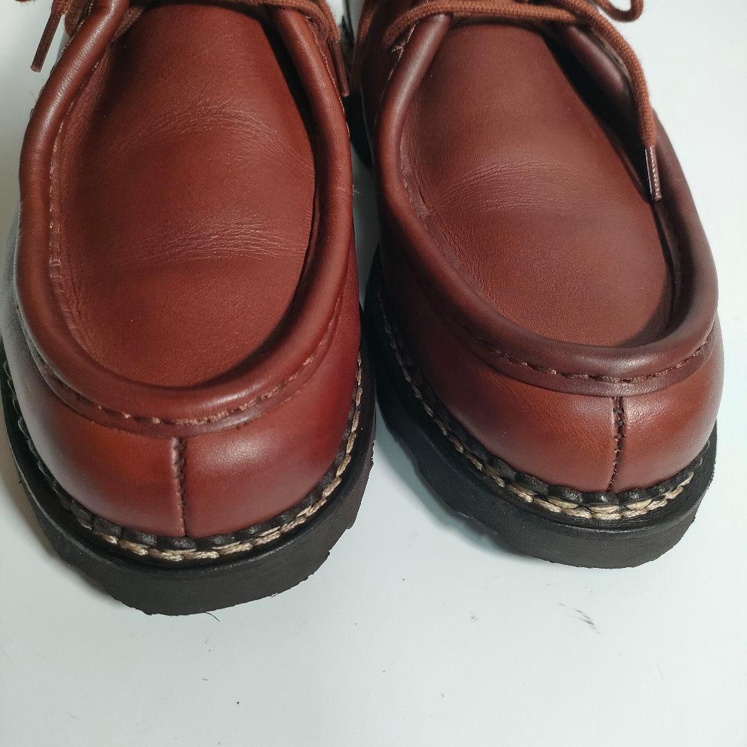 パラブーツ ミカエル 43.5 マロン レザー チロリアンシューズ