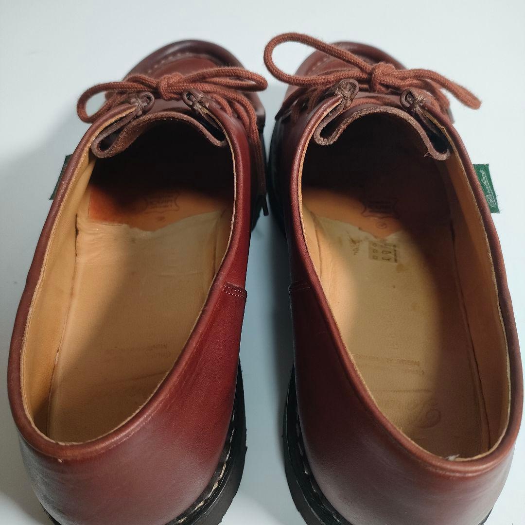 パラブーツ ミカエル 43.5 マロン レザー チロリアンシューズ