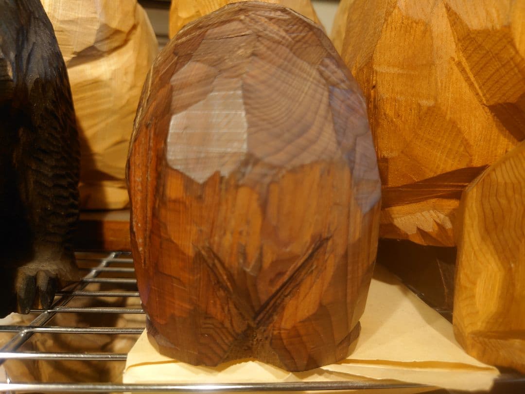 柴崎重行 志 八雲 木彫り 熊彫 木彫り熊 はつり熊 這熊