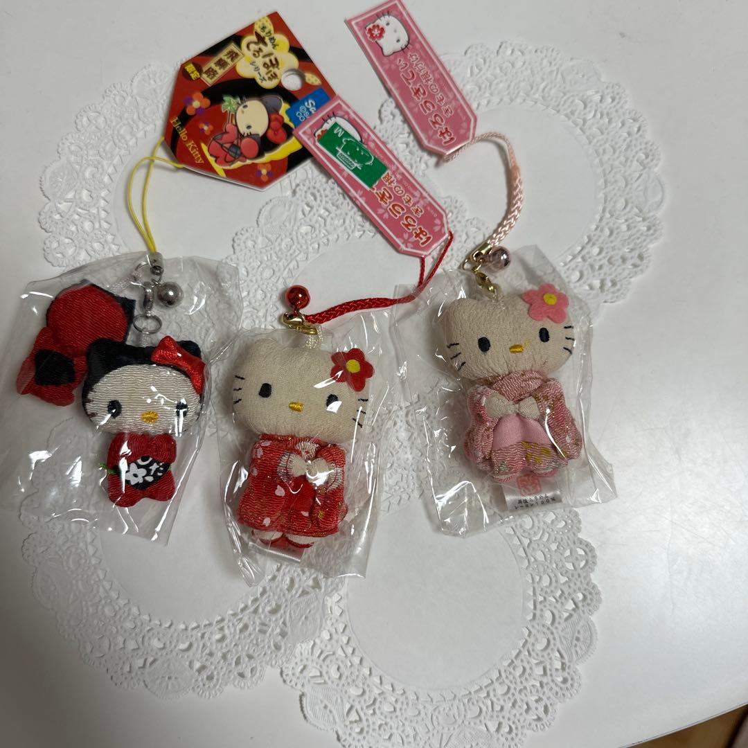 サンリオ ハローキティ ご当地 ストラップ キーホルダー根付 まとめ売り63点