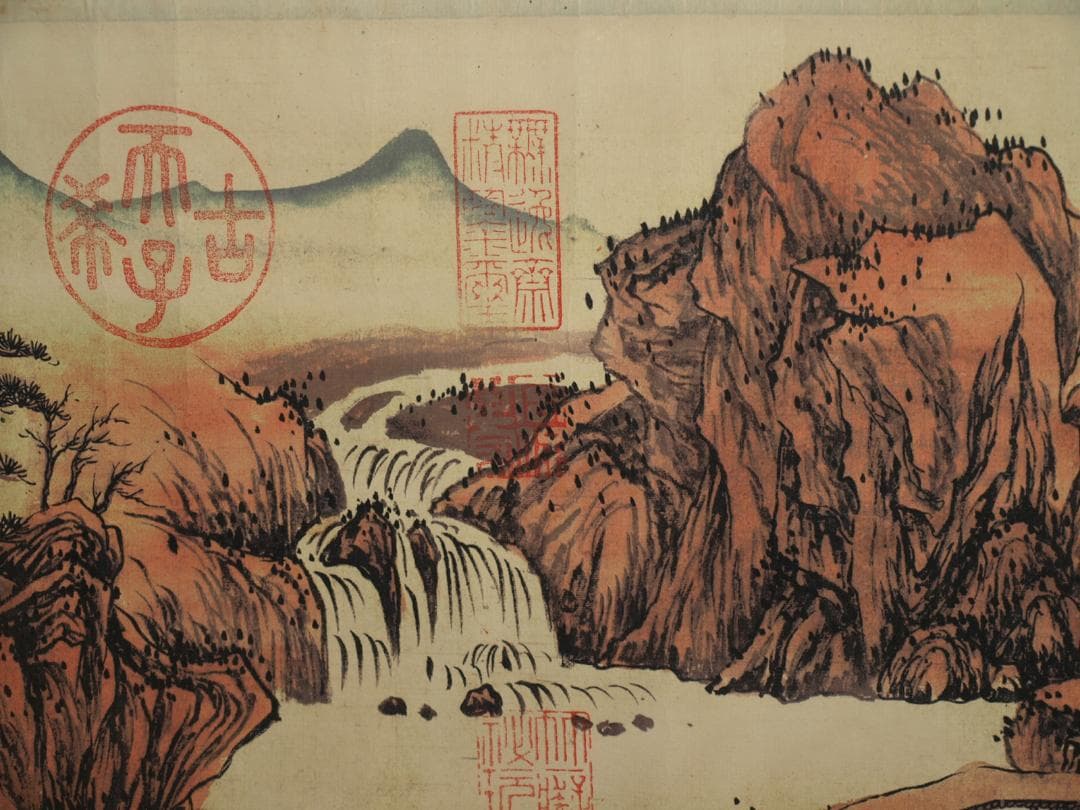 中国明時代の絵 激安骨董品 肉筆保証古美術 BD405A3-3