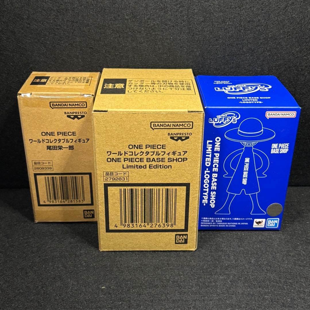 3点set◇ワンピースベースショップ ワーコレ Luffy's 尾田栄一郎