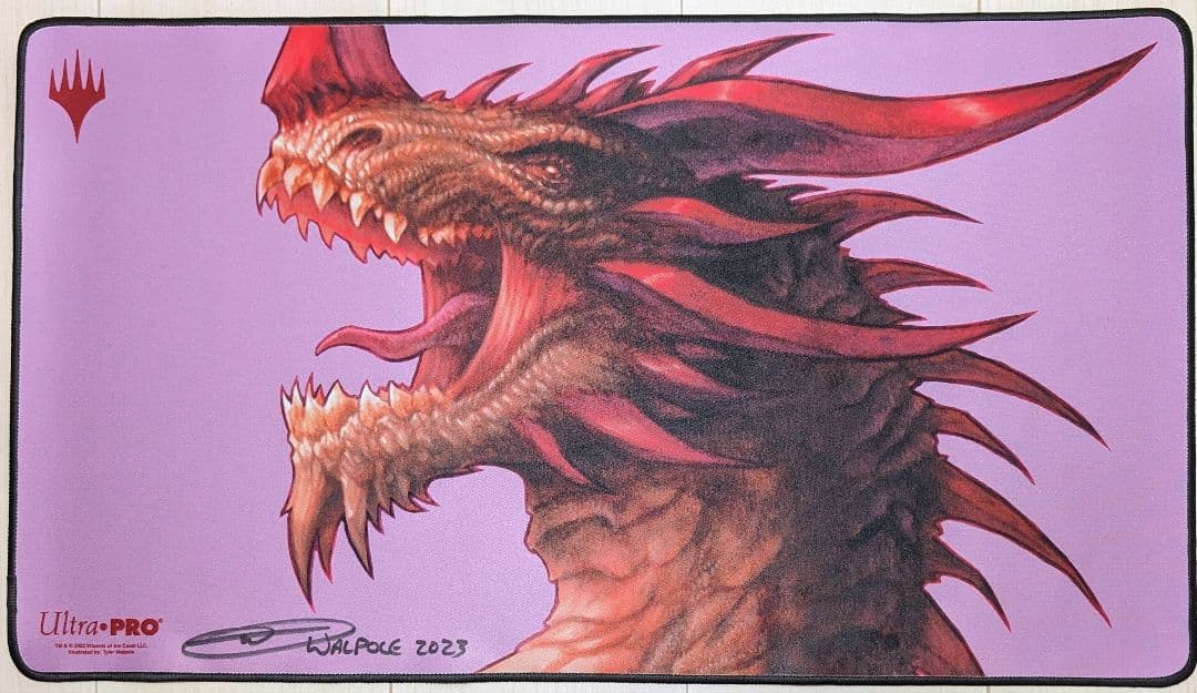 未使用】MTG 始祖ドラゴン プレイマット サインド UltraPro製