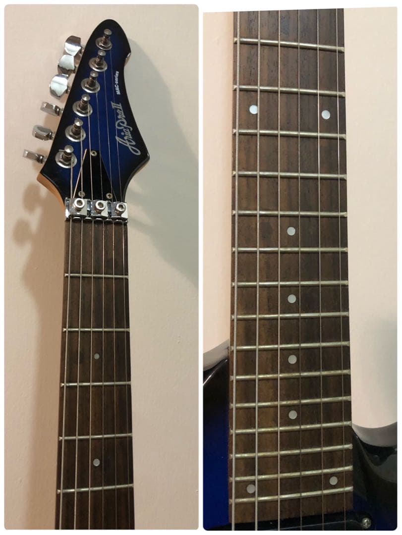 美品 調整済 アリアプロ2 MACシリーズ 24F フロイドローズ エレキ