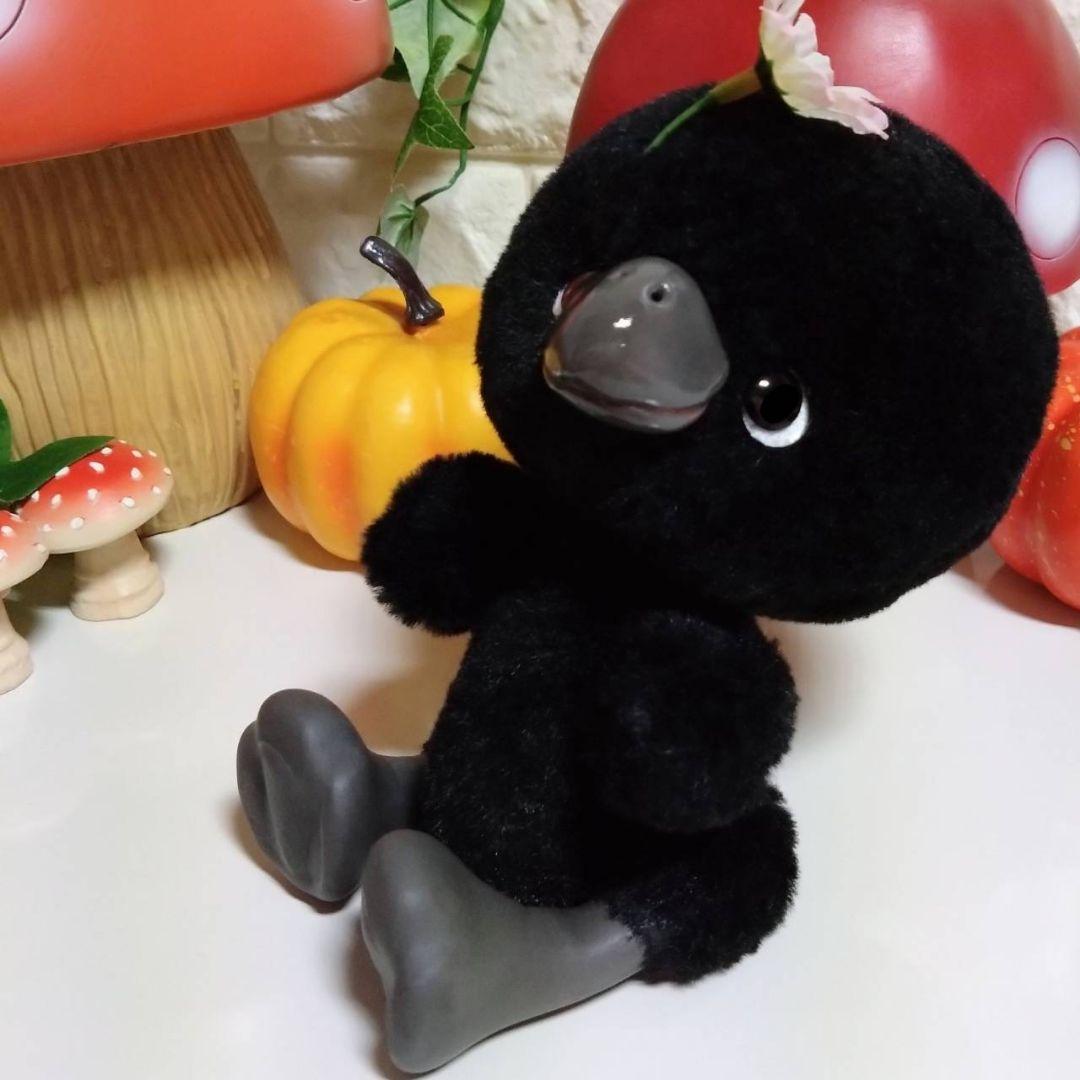 ぬいぐるみ✽アートドール✽手足可動✽カラスのかーくん✽中サイズ ぬい