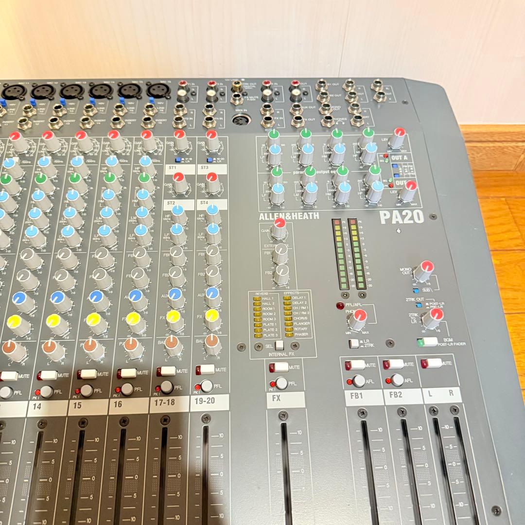 【美品】ALLEN&HEATH PA20 アナログミキサー