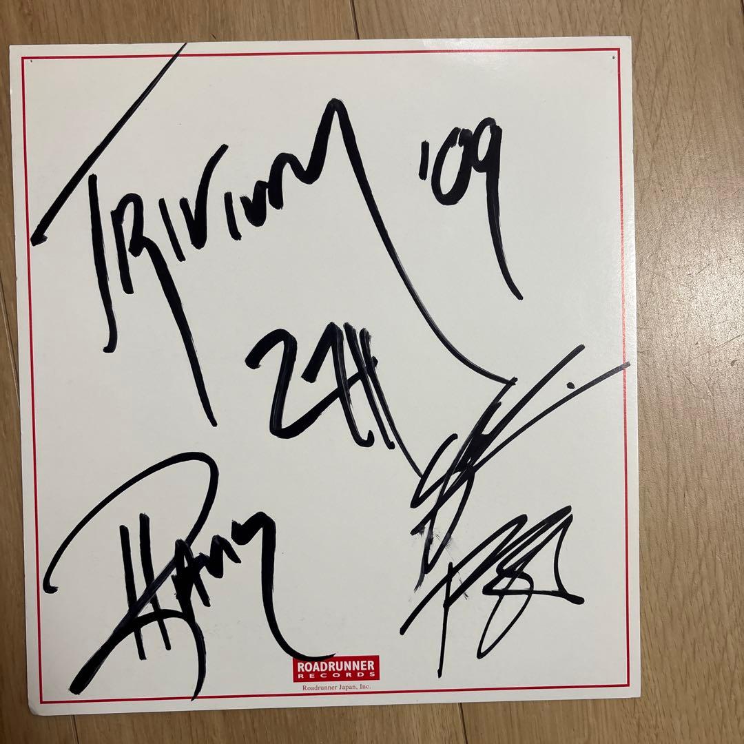 【極希少/公式】TRIVIUM トリヴィアム 直筆サイン色紙 (2009年来日時 8564c097087d25b0d340d8b51c626f