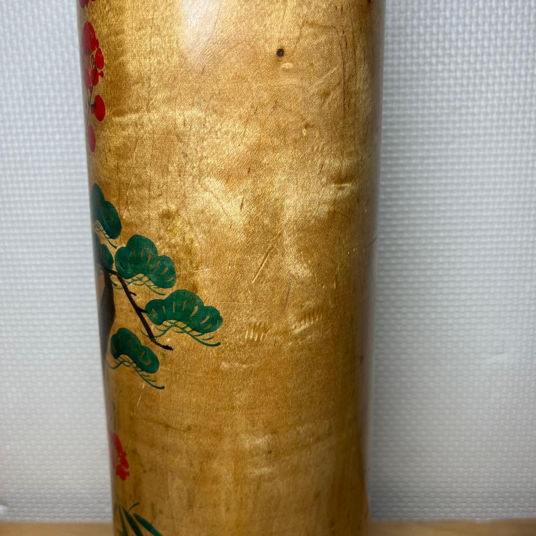 ⭕️木地山こけし1.5尺 伝統こけし 小椋啓太郎指導松竹梅模様 蒔絵師
