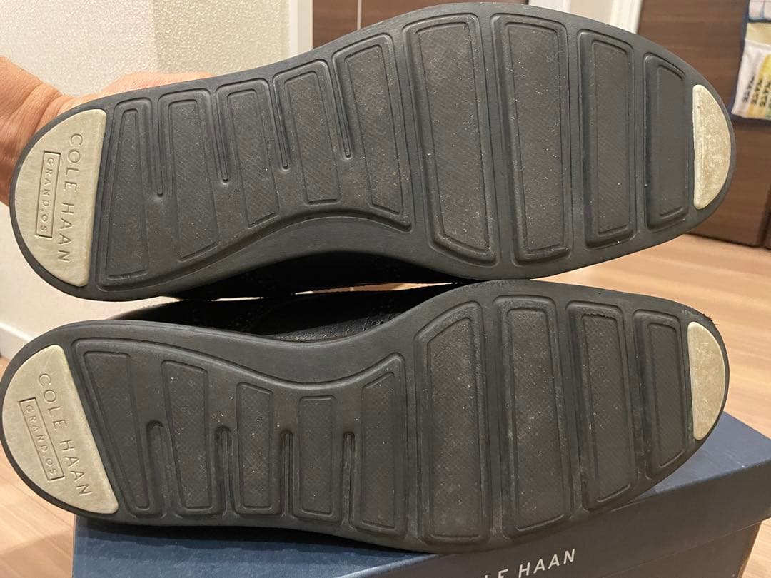【美品】コールハーンCOLE HAAN ブラック ドレスシューズウィングチップ