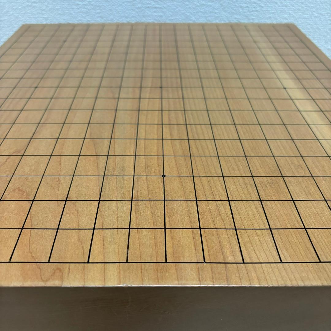 美品☆　碁盤 板目 足付 脚付碁盤