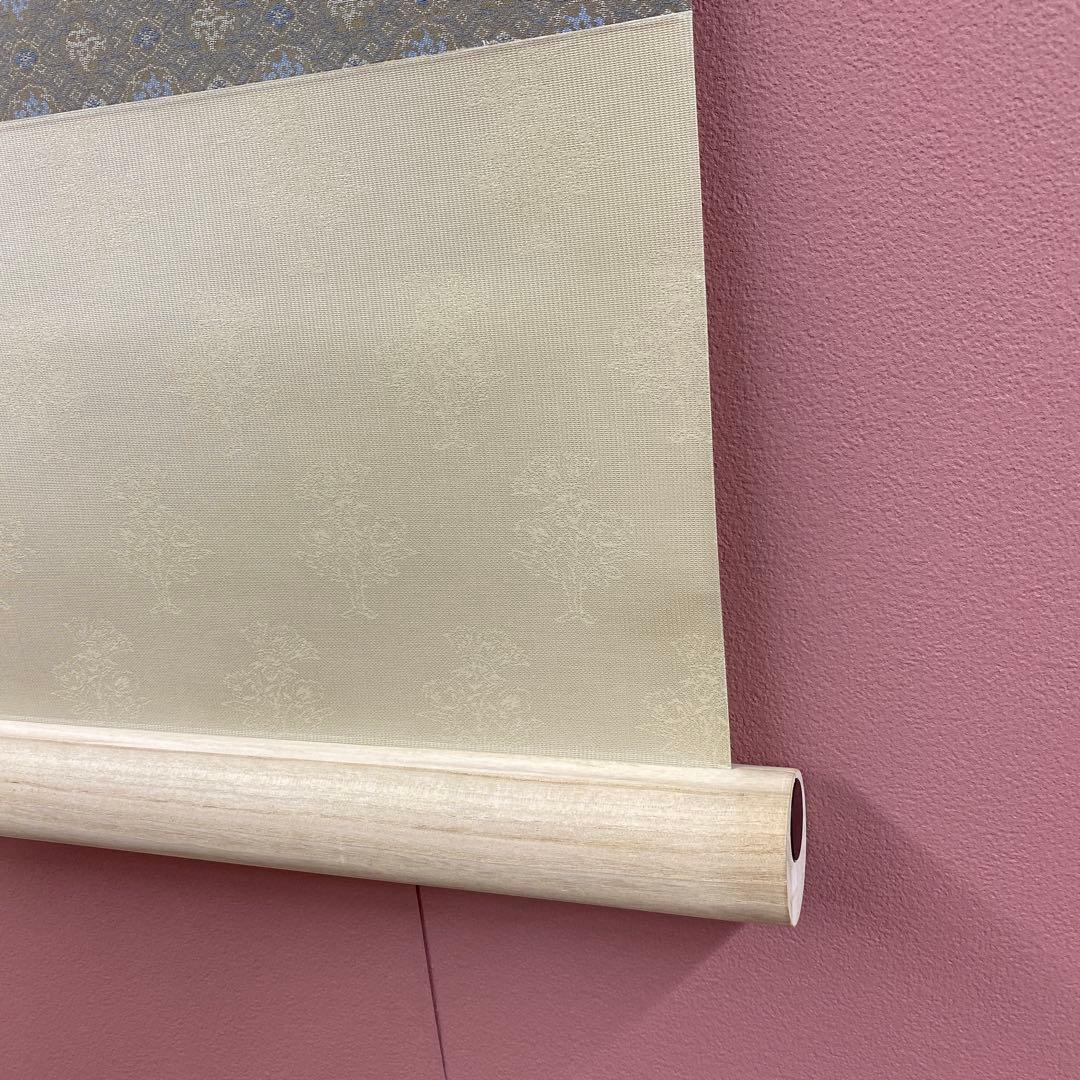 掛け軸2本 ①南義信作「静日」、②佐野硯水作 秋渓