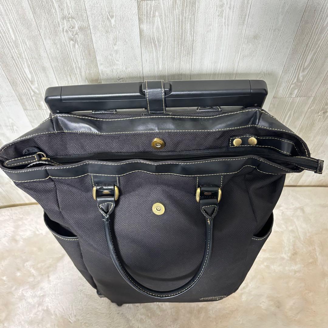 スワニー キャリーカート D-330 ルバンド Mサイズ 黒 取り外し可能