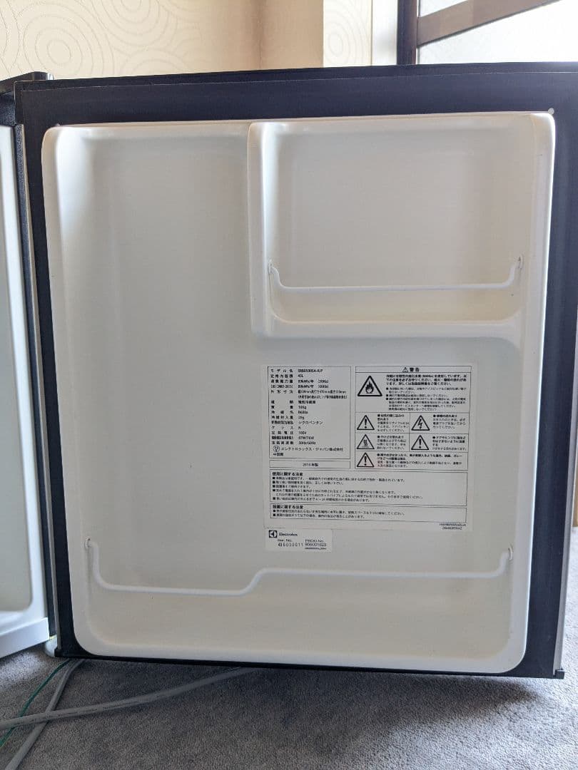 Electrolux エレクトロラックス 小型冷蔵庫1ドア45L