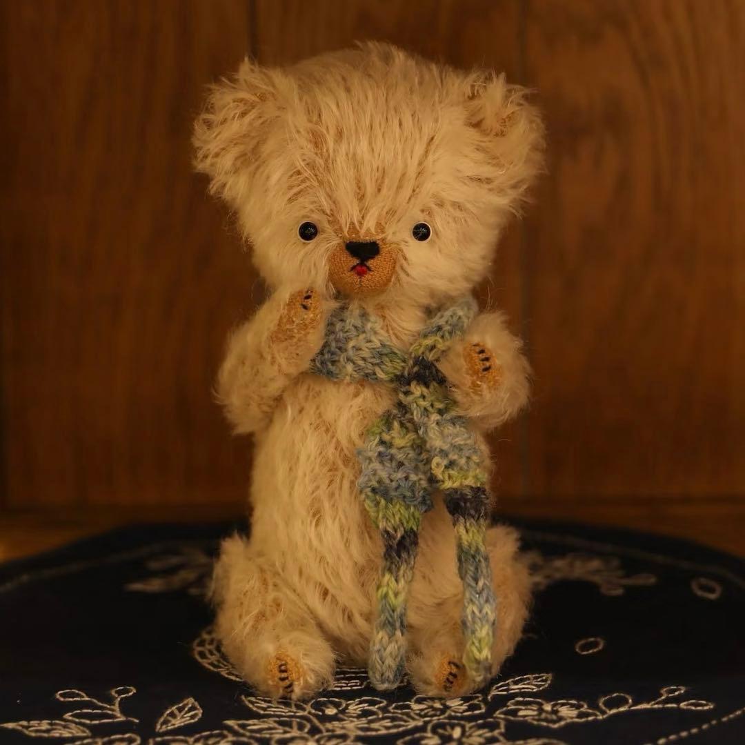 ぺっする仔熊ちゃん テディベア アーティストベア ハンドメイド 海外作家様