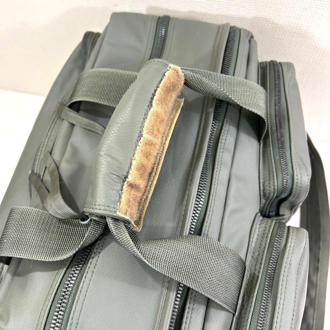 LUGGAGE LABEL ラゲッジレーベル　カーキ ビジネスバッグ　拡張