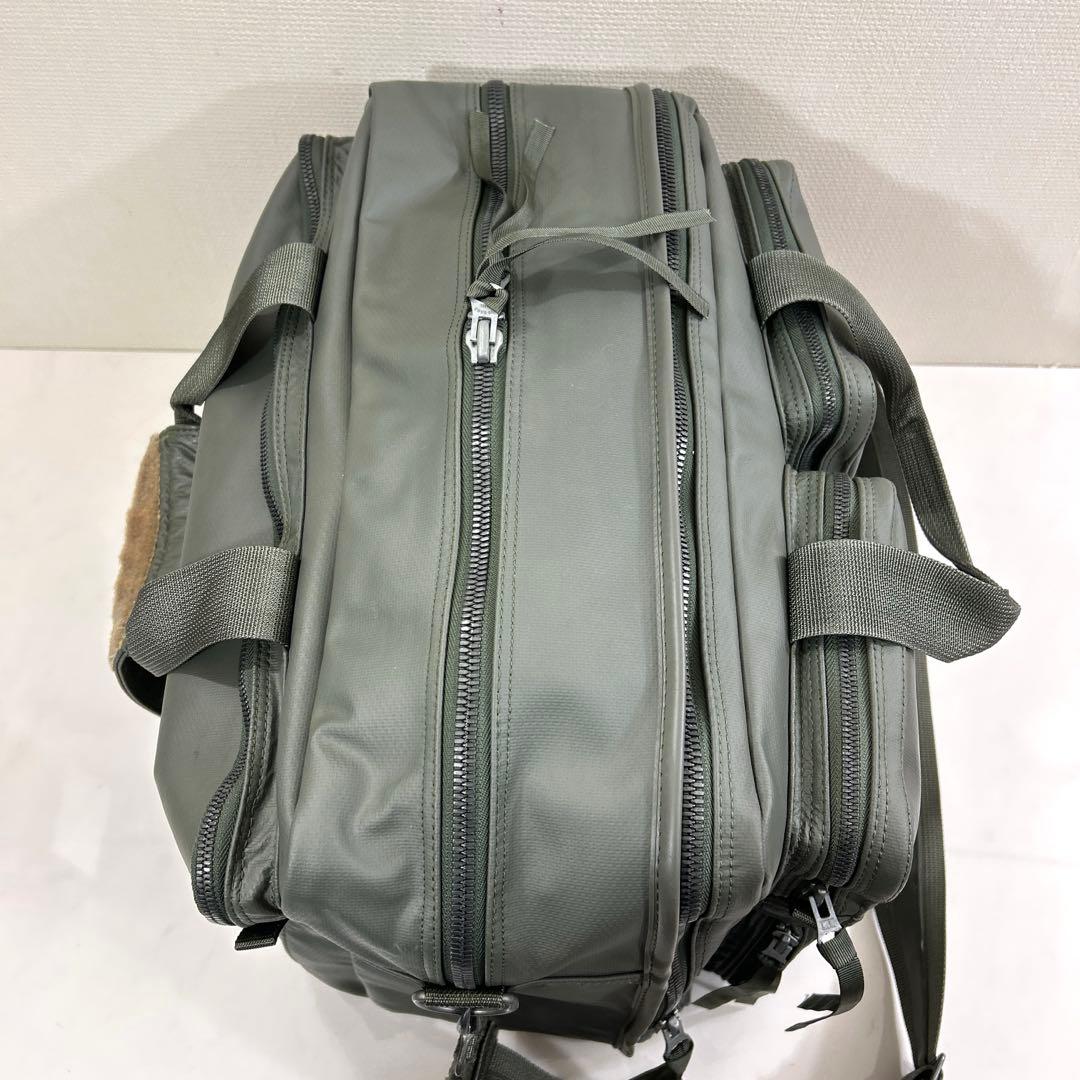 LUGGAGE LABEL ラゲッジレーベル　カーキ ビジネスバッグ　拡張