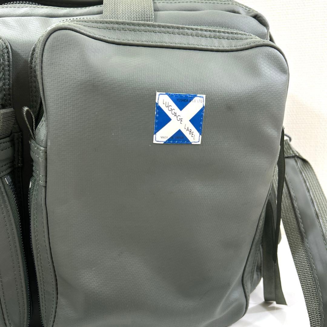 LUGGAGE LABEL ラゲッジレーベル　カーキ ビジネスバッグ　拡張