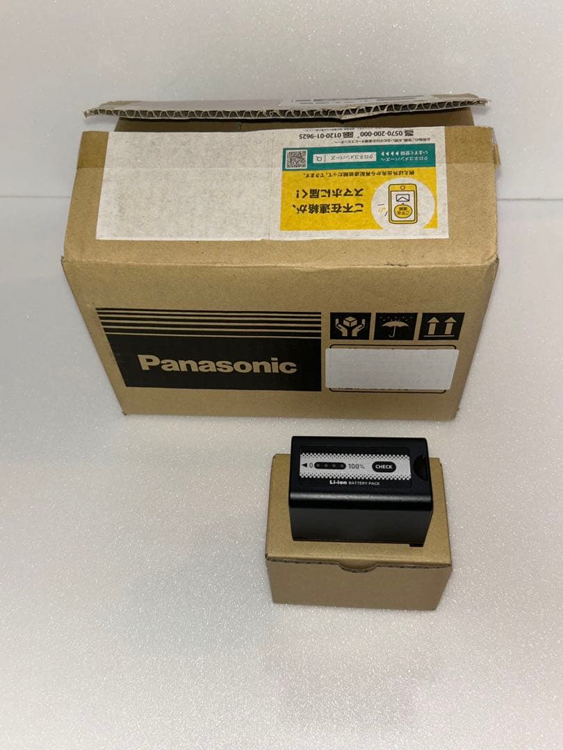 ①未使用 Panasonic HC-X2000用 バッテリー AG-VBR59