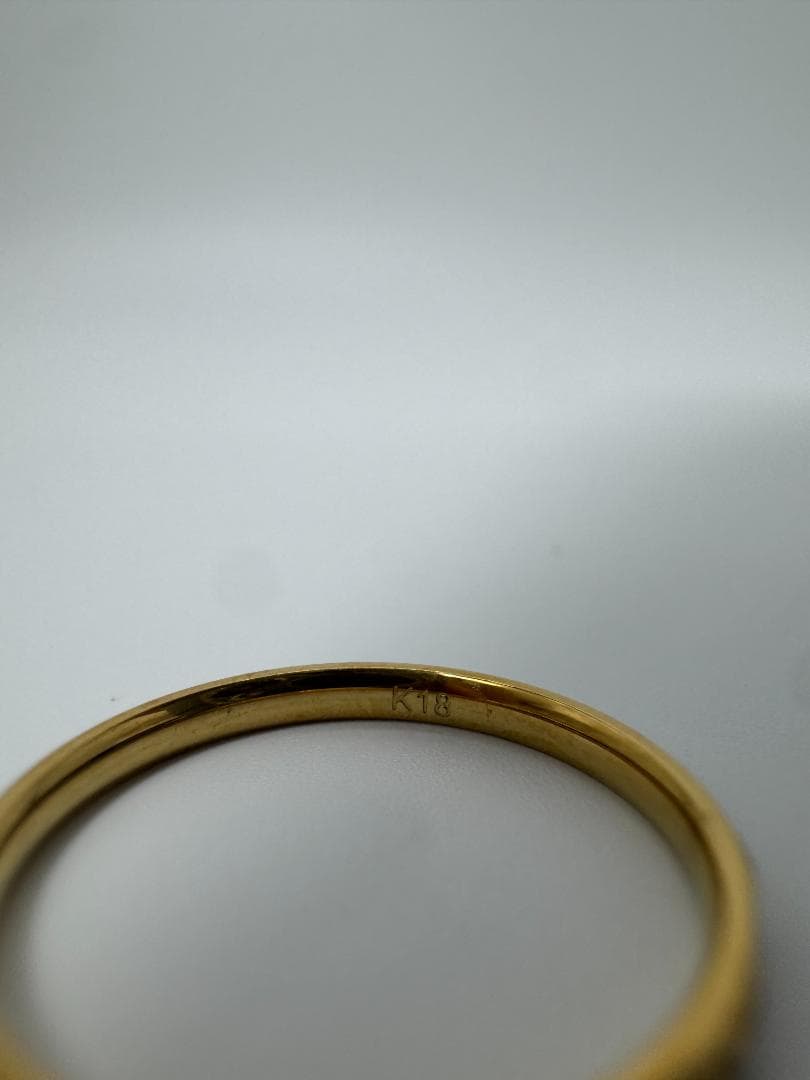 K18 花柄デザインリング0.78g/11号