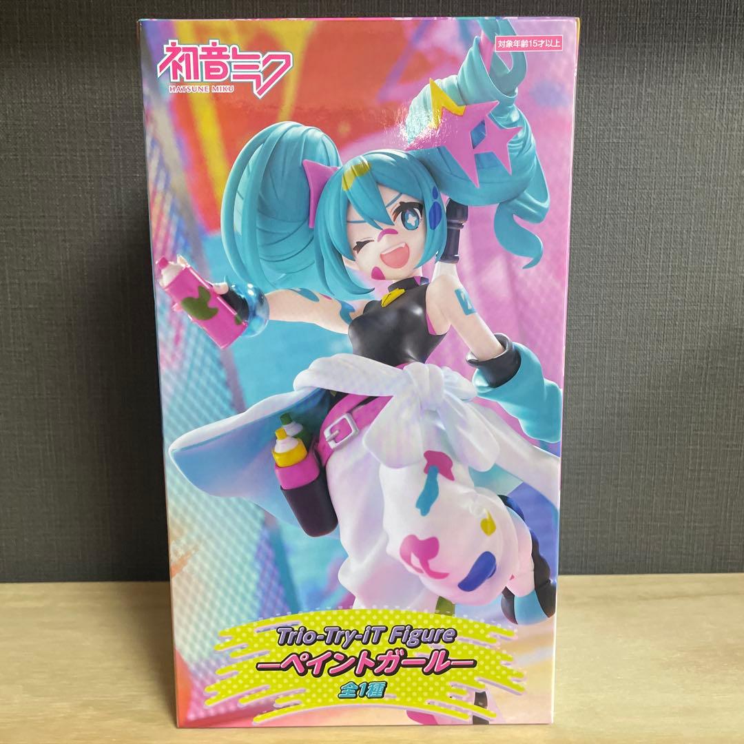 FuRyu 初音ミク Trio-try-iT Figure -ペイントガール- - メルカリ