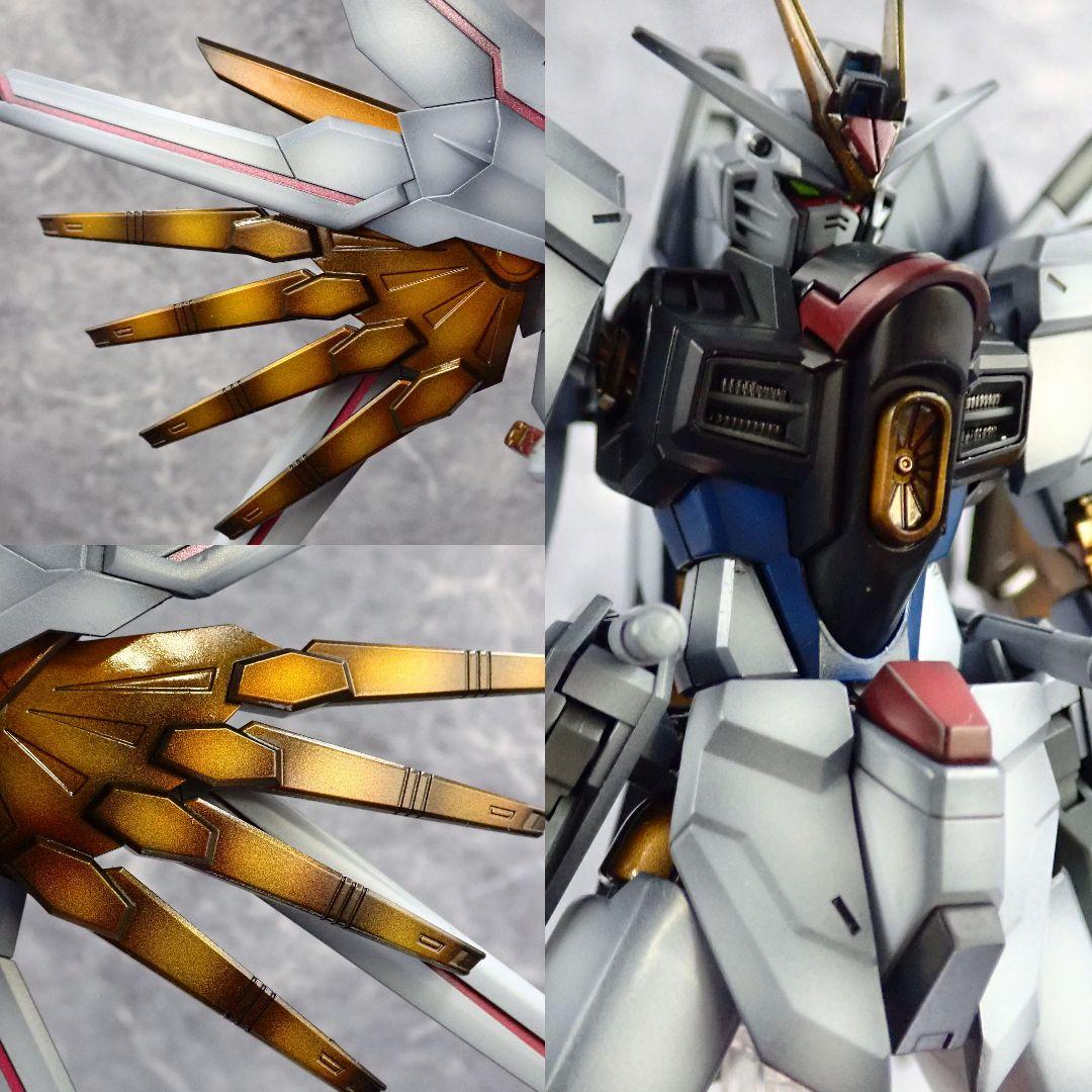 HG マイティーストライクフリーダムガンダム 全塗装 ガンプラ完成品