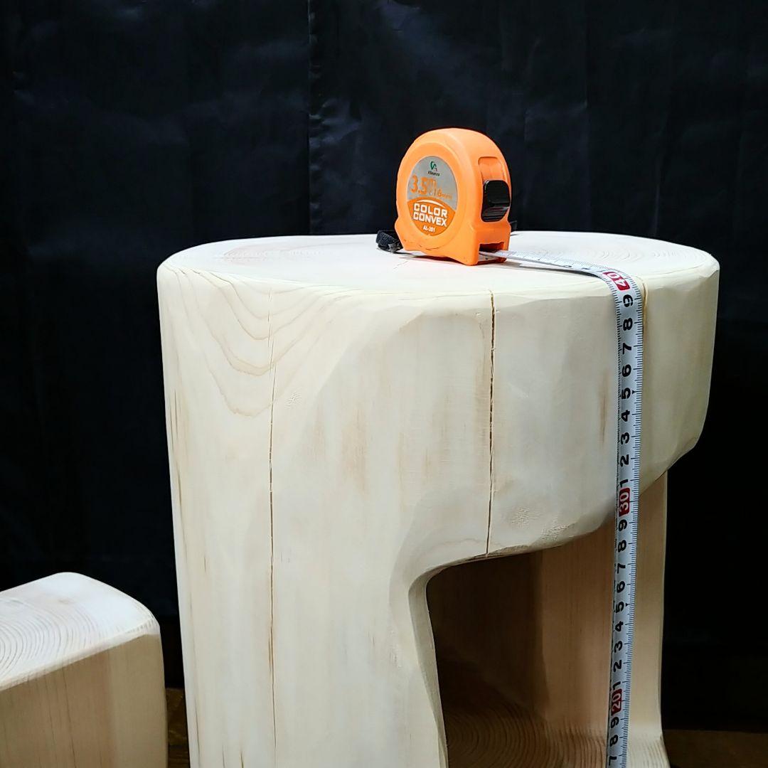 丸太スツール 丸太サイドテーブル ヒノキ