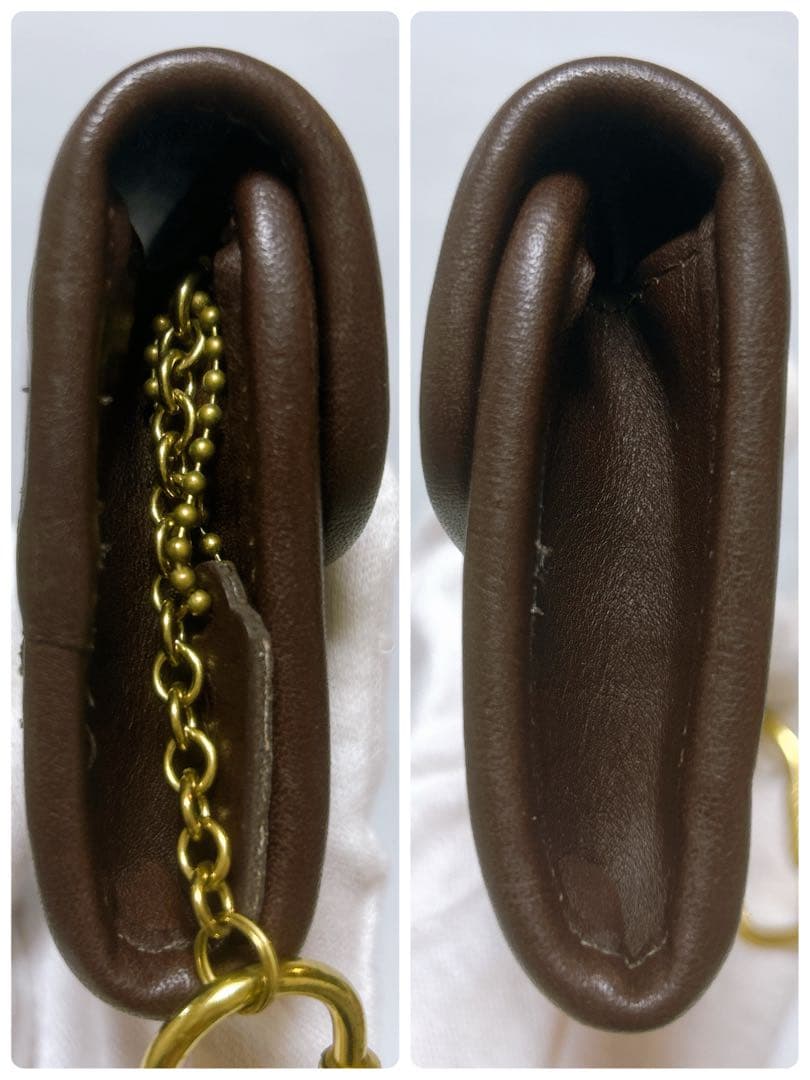 COACH✨オールドコーチ ケース キーリング付き レザー ダークブラウン